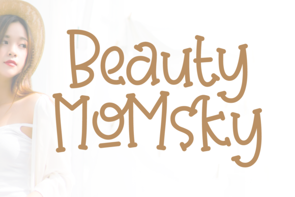 Beauty Momsky Font: Whimsical Branding for Small Business