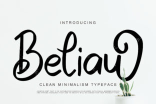 Beliau Font: Elegant Minimalist Script for Crafters