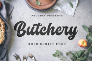 Butchery: A Charming Handwritten Font for Creative Branding
