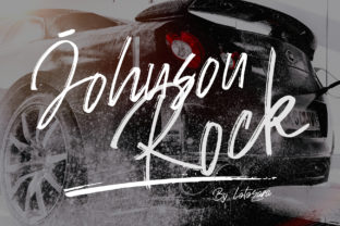 Johnson Rock Font: Handwritten Charm for Makers