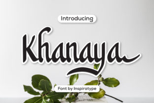 Khanaya Font: Bold Handmade Script for Business Branding