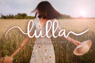 Lulla Font: A Romantic Script for Editorial Design