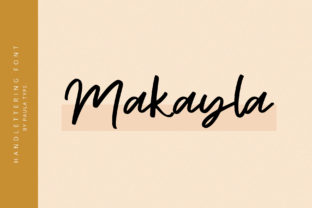 Makayla Font: Elegant Handwritten Style for Crafters