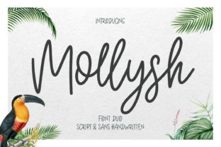 Mollysh Font: Whimsical Typography for Editorial Design