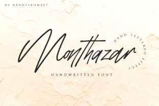 Monthazar Font: Authentic Handwritten Style for Business Branding