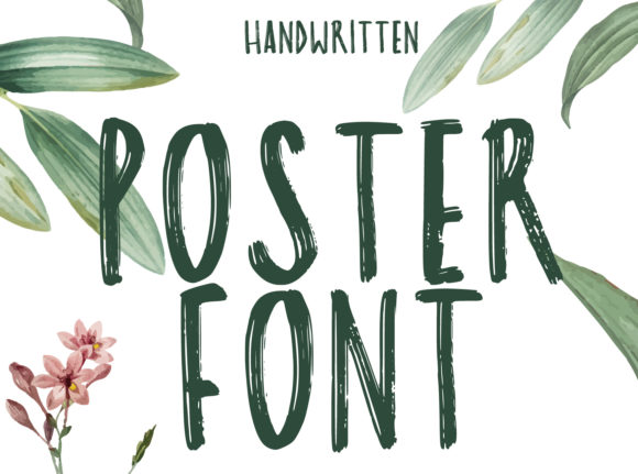 Poster Font Review: A Modern Handwritten Typeface for Branding