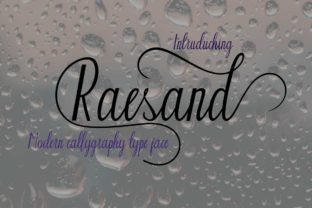 Raesand Font Review: Bold Swashes for Campaign Visuals