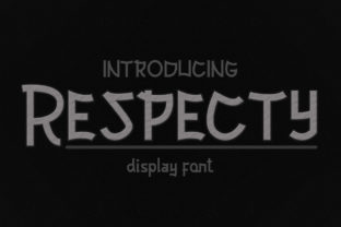 Respecty Font: Playful Handwritten Style for Crafts