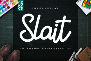 Slait Font: A Monoline Script for Editorial Design