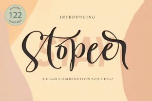 Stay Stopeer Duo Font for Handmade Crafts