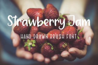 Strawberry Jam Font for Handmade Crafts