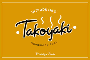 Takoyaki Font: Elevating Web Design with Elegant Script
