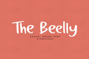 The Beelly Font: A Chunky Handwritten Typeface for Editorial Design