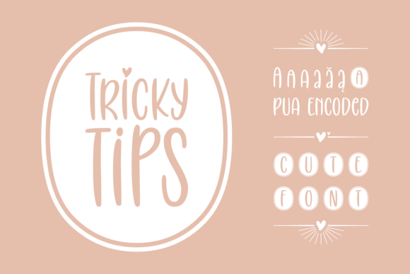 Tricky Tips Font Review: Whimsical Charm for Brand Identity