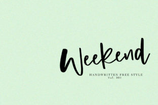 Weekend Font: Adding Handwritten Charm to Business Branding