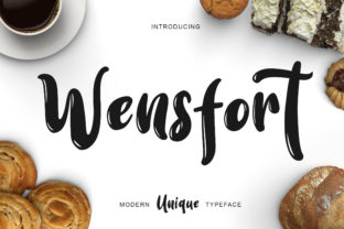 Wensfort: A Playful Handwritten Font for Creative Branding